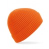 Winter hat - mod. B380:Orange, 97% acrylic / 2% polyester / 1% elastane, One Size
